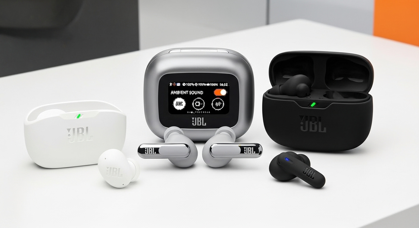 3 fones jbl de modelos diferentes