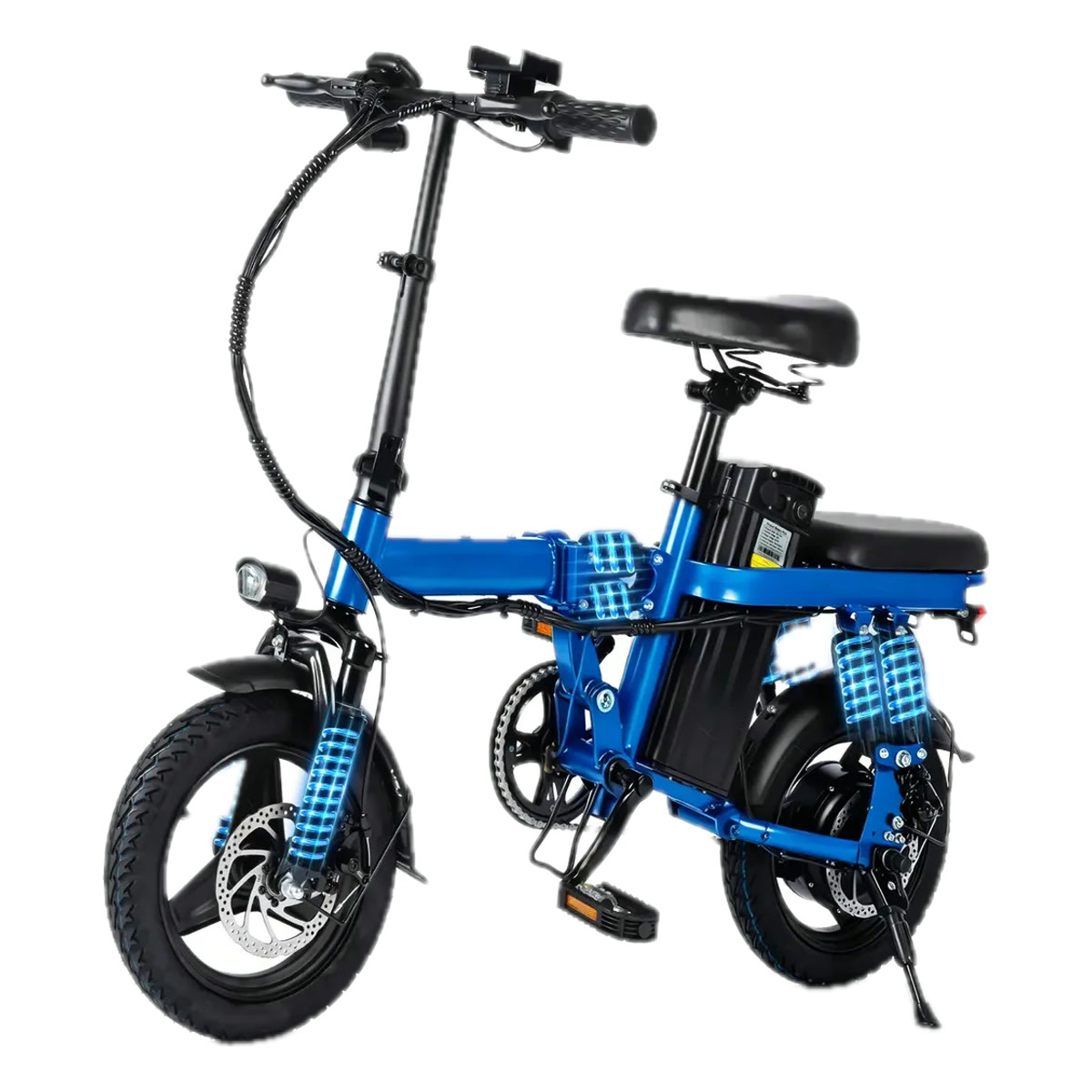 Bicicleta Elétrica Dobrável Honeywhale S6 Pro-S 750W com Bateria 48V 15Ah