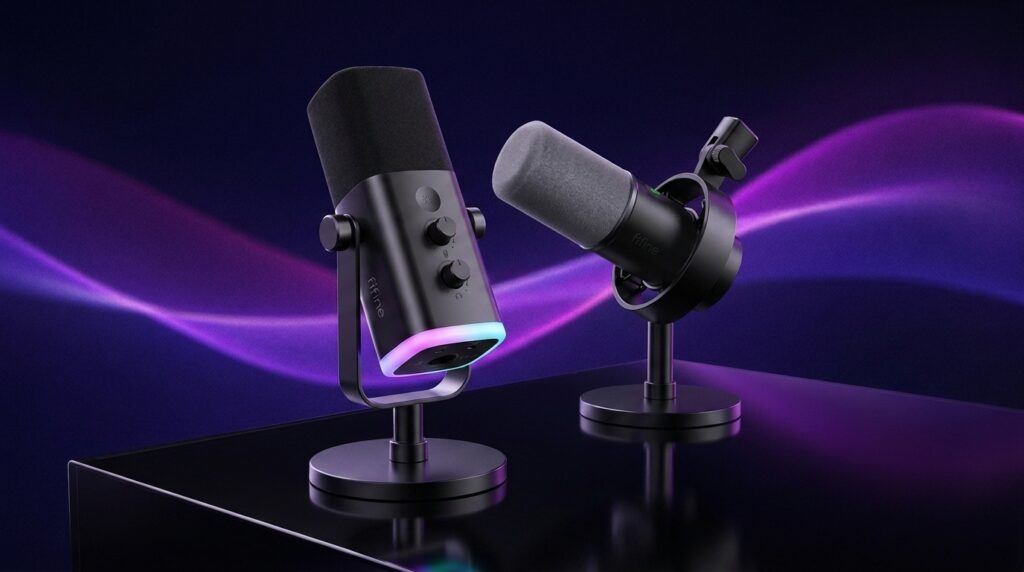 Fifine AM8 é bom? Análise do microfone USB e XLR com RGB - Reviews | techknow