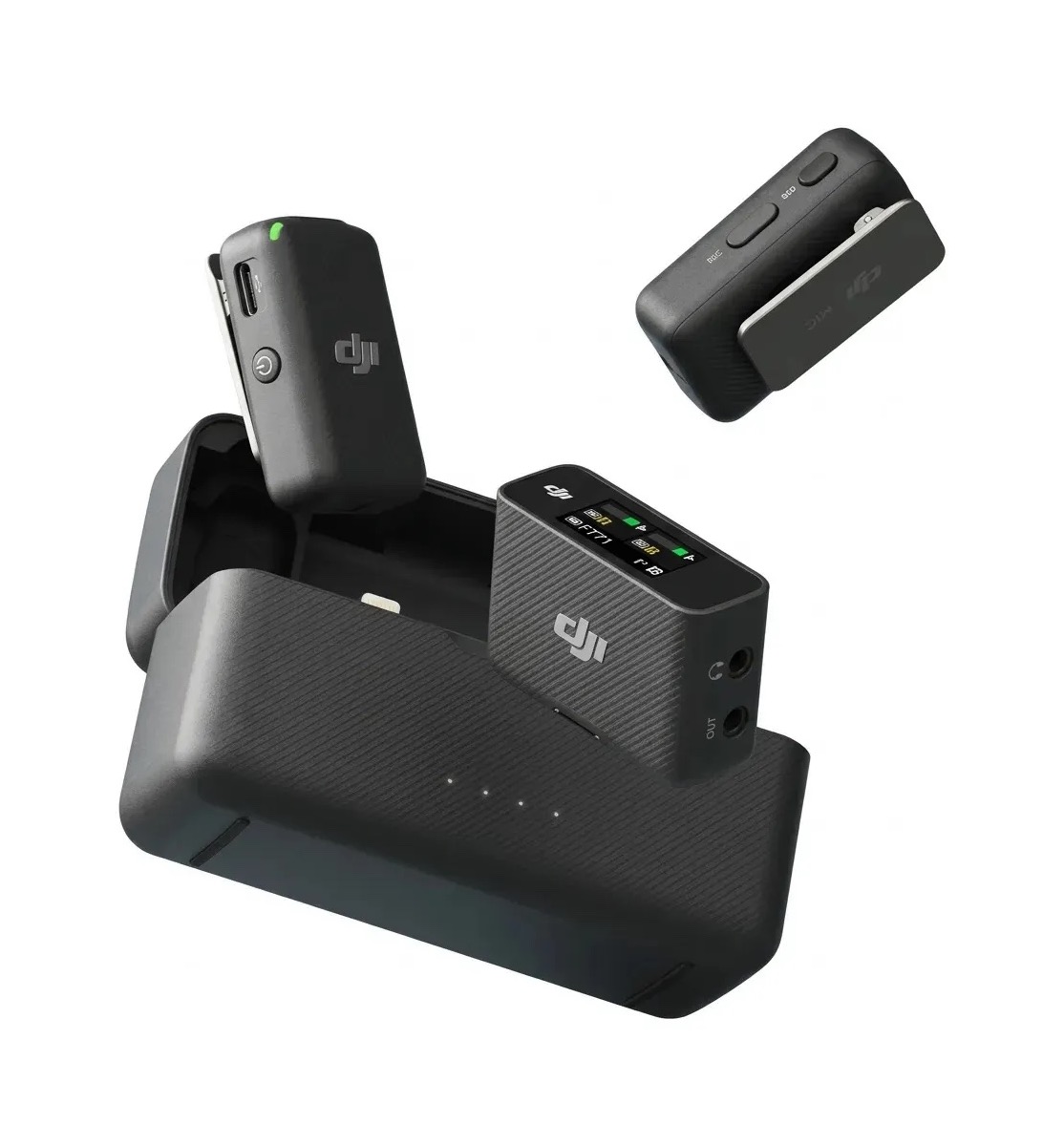 Microfone Sem Fio DJI Mic Mini (2 TX + 1 RX + Case de Carregamento) BR