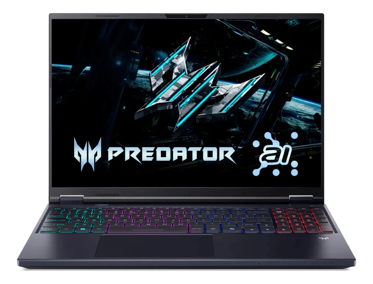 Notebook gamer Acer Predator Helios Neo 16 AI PHN16-73 com RTX 5070 e tela de 16 polegadas - Acer