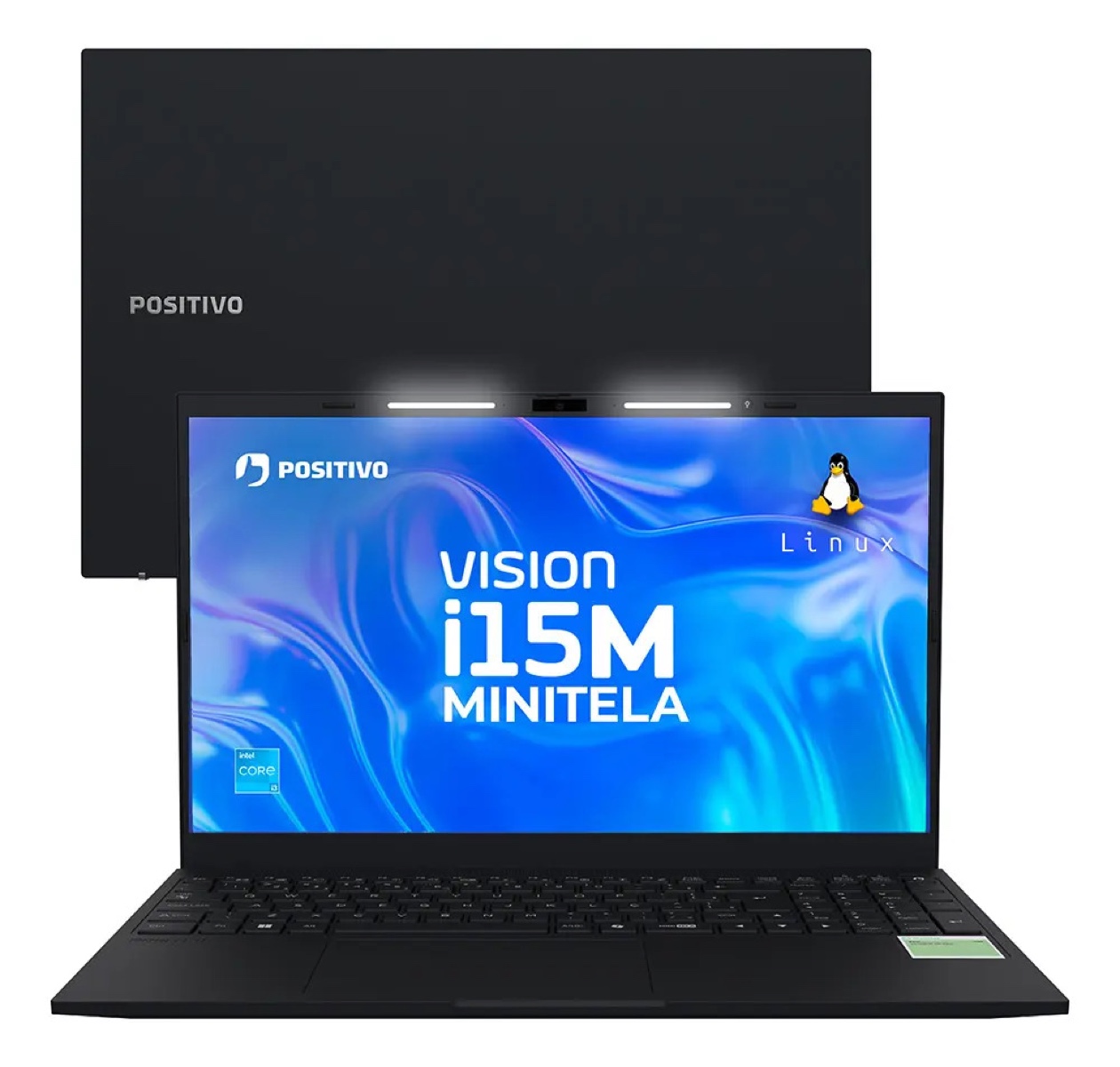 Notebook Positivo Vision i15M Core i3-N300 8GB SSD 256GB Linux Tela IPS