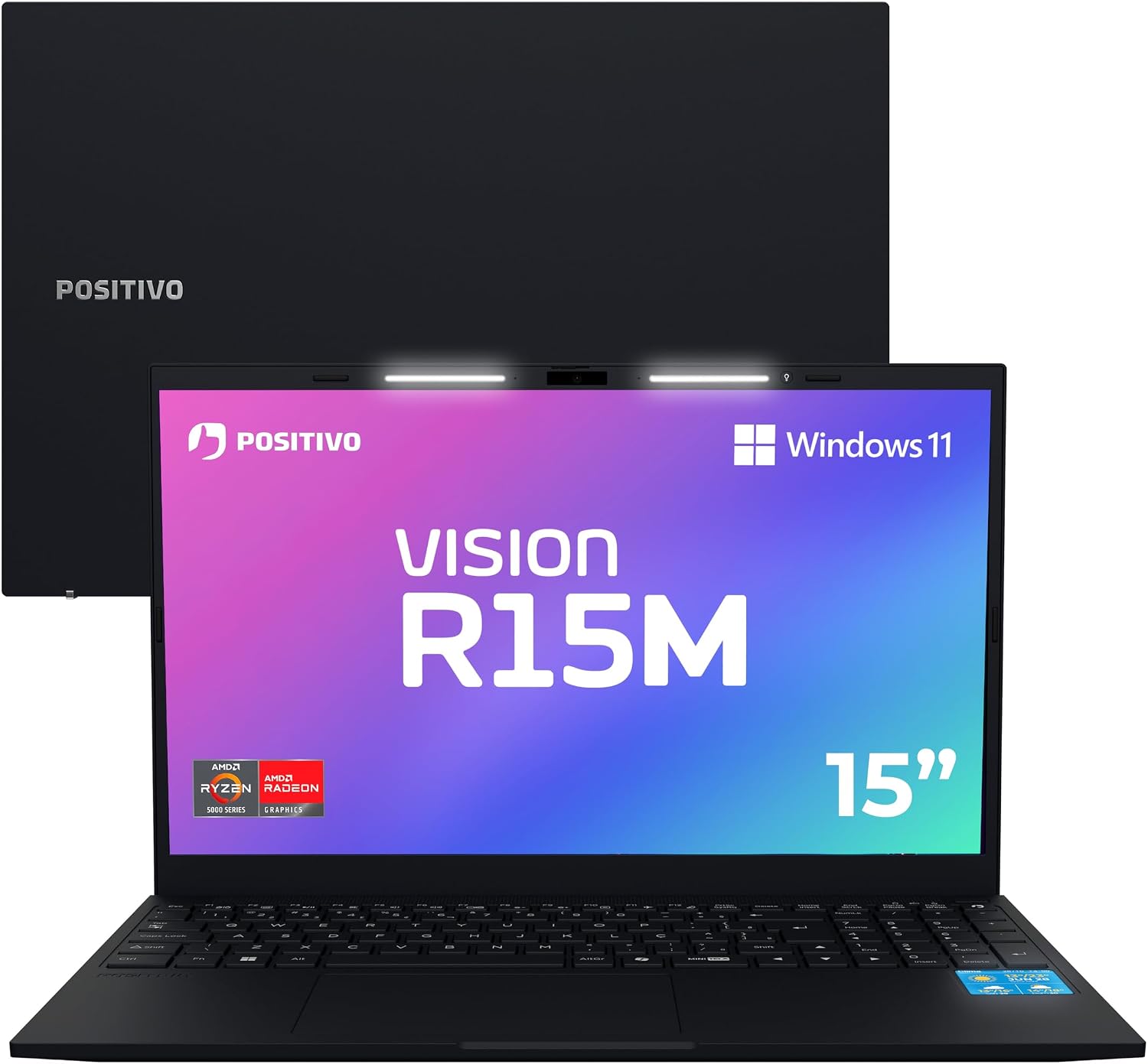 Notebook Positivo Vision R15M Ryzen 3 7330U 8GB SSD 256GB Windows 11 - Positivo