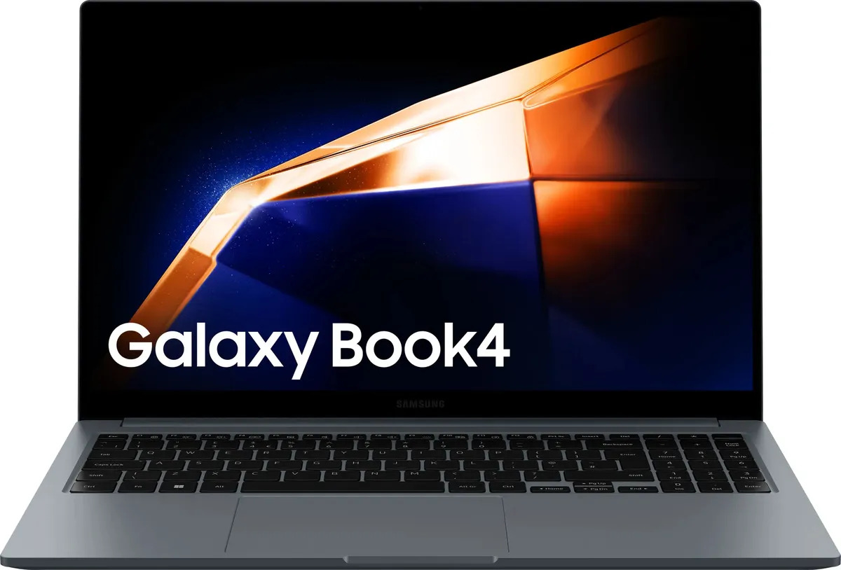 Notebook Samsung Galaxy Book4 com Core i5-1335U, tela de 15,6 polegadas Full HD e corpo grafite de 1,55 kg