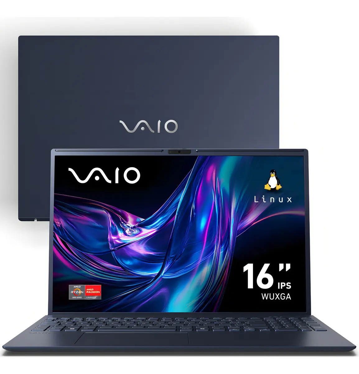 Notebook VAIO FE16 Ryzen 7 5825U, 16 GB RAM, 512 GB SSD, Tela 16″ WUXGA, Linux