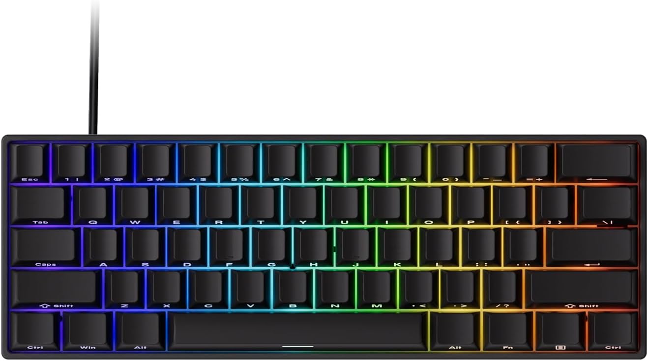 Teclado Magnético MonsGeek Fun60 Pro SP 60% Switch Glare 8K