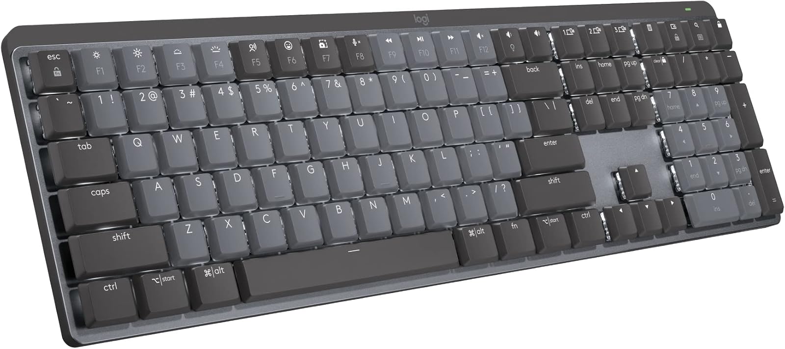 Teclado Mecânico Sem Fio Logitech MX Mechanical Low-Profile Tactile Quiet