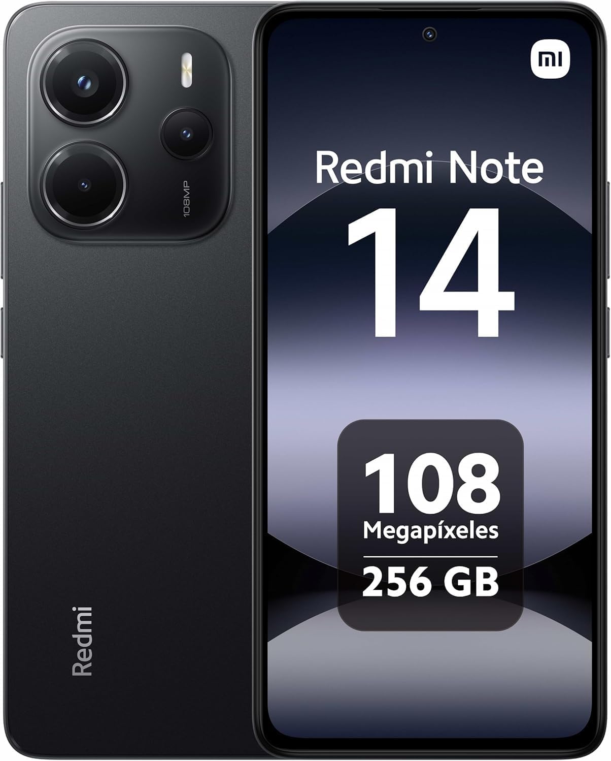 Celular Xiaomi Redmi Note 14 4G 8GB 256GB Preto Câmera 108MP Tela AMOLED 6,67″