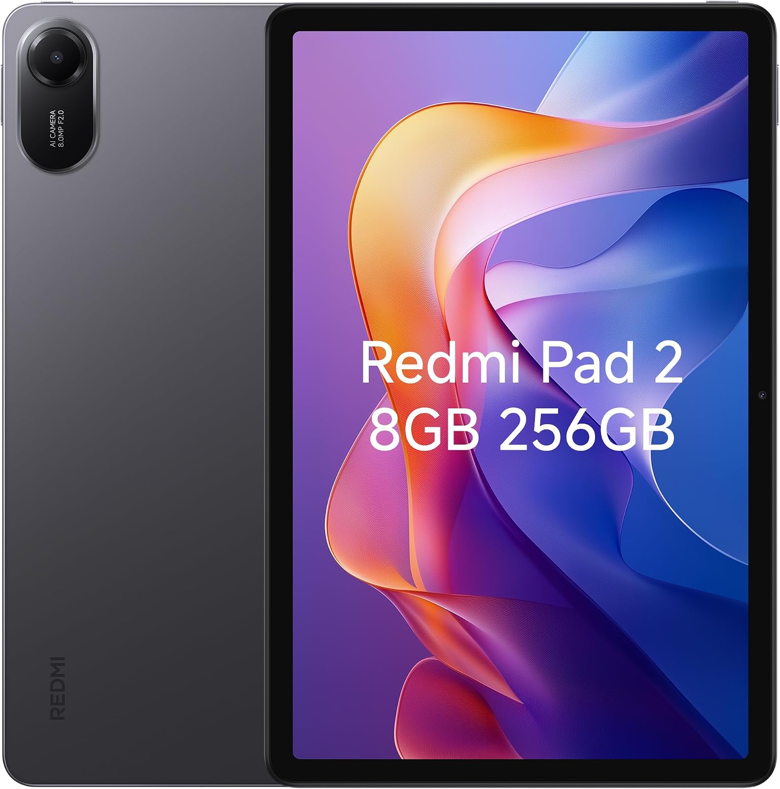 Tablet Xiaomi Redmi Pad 2 8GB 256GB Wi-Fi Tela 11″ 2.5K 90Hz Helio G100 9000mAh